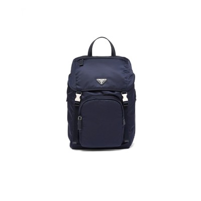 PRADA RE-NYLON AND SAFFIANO LEATHER BACKPACK 2VZ135 (45*27*17cm) 